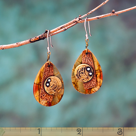 The Fat Finch Boutique for Bird Lovers |  Bird and Jasper Earrings by Lesley Aine McKeown