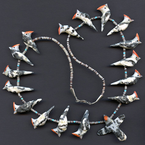 The Fat Finch Boutique for Bird Lovers | Bird Jewelry | Woodpecker Fetish Necklace by Matt Mitchell