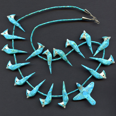 The Fat Finch Boutique for Bird Lovers | Bird Jewelry | Woodpecker Fetish Necklace by Matt Mitchell