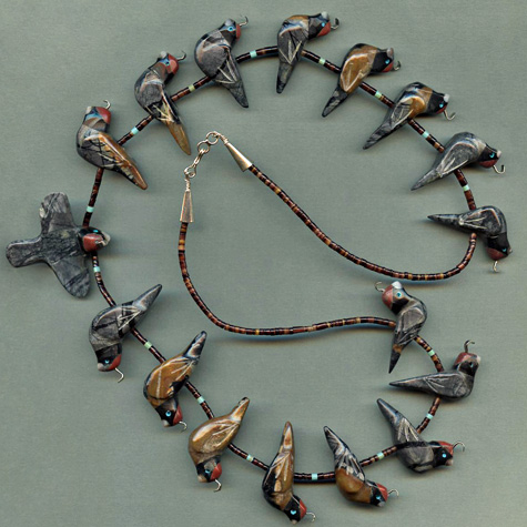 The Fat Finch Boutique for Bird Lovers | Bird Jewelry | Quail Fetish Necklace by Matt Mitchell