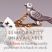 Bird on a Hand Pin by Mullanium Jewelry   