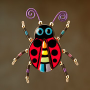 The Fat Finch Boutique for Bird Lovers | Jewelry | Ladybug Pin by Sean Brown