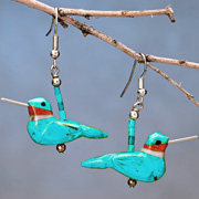 The Fat Finch Boutique for Bird Lovers | Bird Jewelry | Turquoise Earrings