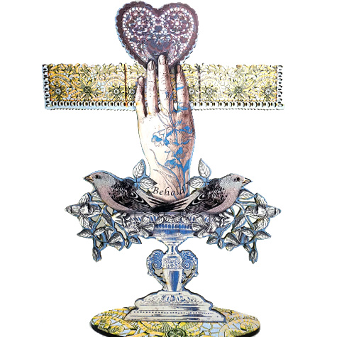 Vintage Style Pop Up Earring Holder from The Fat Finch Boutique for Bird Lovers | Bird Jewelry