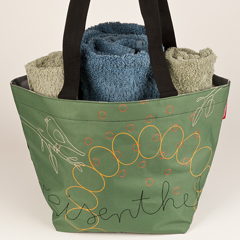 The Fat Finch Boutique for Bird Lovers | Travel Shopping Tote Bag by Reisenthel