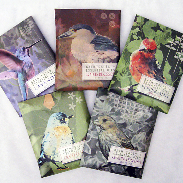 The Fat Finch Boutique for Bird Lovers | Bath Salts by Bluebird Bath Products