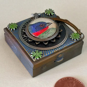 Love Tweet Bird Pin by Mullanium Jewelry