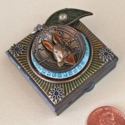 Love Tweet Bird Pin by Mullanium Jewelry