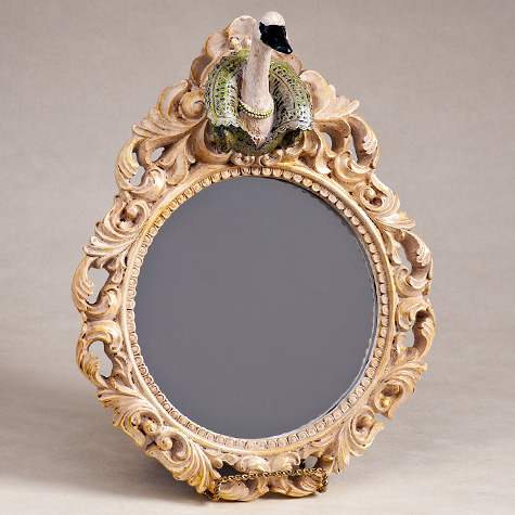 The Fat Finch Boutique for Bird Lovers | Swan Mirror