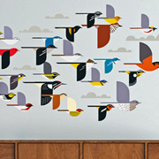 Flock of Birds Wall Decor by Charley Harper from The Fat Finch Boutique for Bird Lovers