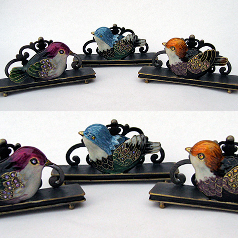 The Fat Finch Boutique for Bird Lovers | Home Decor | Bird Mini Picture Frames 