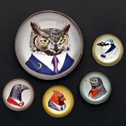 The Fat Finch Boutique for Bird Lovers | iPop Big Click Owl Magnets