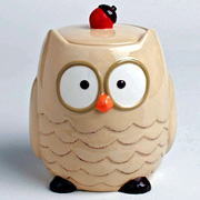 The Fat Finch Boutique for Bird Lovers | Owl Cookie Jar