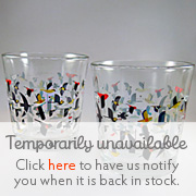 The Fat Finch Boutique for Bird Lovers | Charley Harper Tall Drinking Glasses