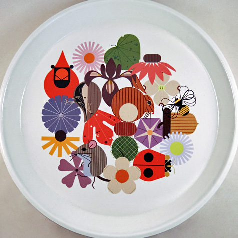 The Fat Finch Boutique for Bird Lovers | Charley Harper Round Tray