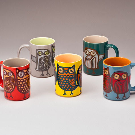 The Fat Finch Boutique for Bird Lovers | Owl Mugs