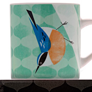 Chirpy Coal Tits and Goldfinches Tea Towels from The Fat Finch Boutique for Bird Lovers