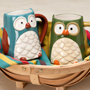 The Fat Finch Boutique for Bird Lovers | Owl Mugs
