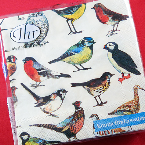 The Fat Finch Boutique for Bird Lovers | Emma Bridgewater Birds Cocktail Napkins