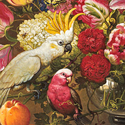 Exotic Birds and Flowers Placemats by Yana Movchan from The Fat Finch Boutique for Bird Lovers