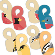 The Fat Finch Boutique for Bird Lovers | Bird Banter Drink Tags