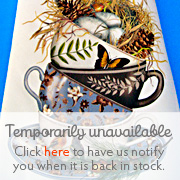 The Fat Finch Boutique for Bird Lovers | Bird Nest in Teacups Kitchen Towel | Mary Lake Thompson
