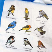The Fat Finch Boutique for Bird Lovers | Birds Flower Sack Kitchen Towel