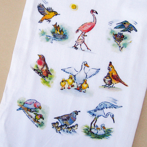 The Fat Finch Boutique for Bird Lovers | Mothers and Babies Flour Sack Kitchen Towel