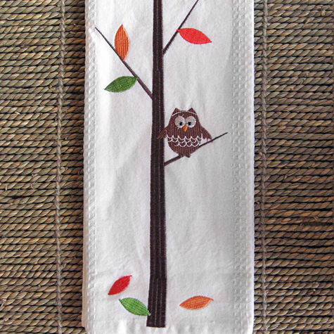 The Fat Finch Boutique for Bird Lovers | Waffle Weave Owl Kitchen Towel