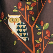 Oakley Owl Dishtowel from The Fat Finch Boutique for Bird Lovers | Owl Kitchen Towel