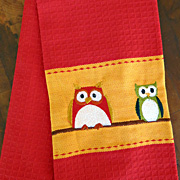 The Fat Finch Boutique for Bird Lovers | Owl Kitchen Towel