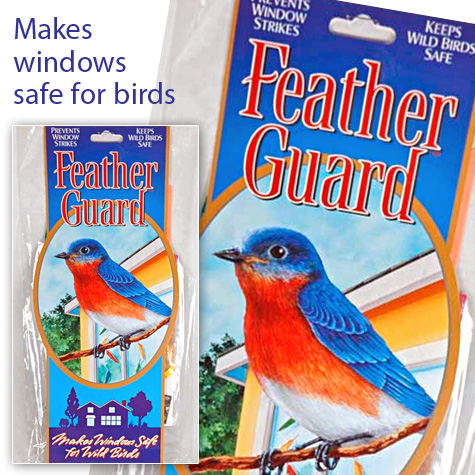 The Fat Finch Boutique for Bird Lovers | Feather Guard bird strike deflectors for windows